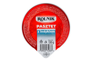Паштет ROLNIK 130 г з індички (Польща)