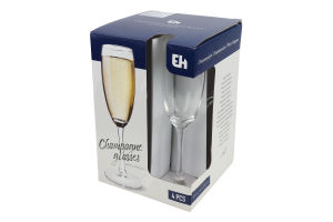 Келих для шампанського 180мл №CC7000300 Excellent Houseware 4шт