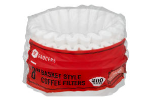 SE Grocers 8 " Basket Style Coffee Filters - 200 CT
