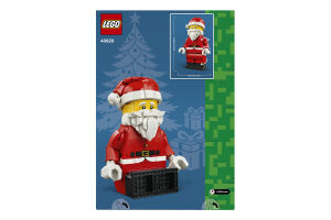 Конструктор для детей от 10лет №40820 Up-scaled Santa minifigure Lego 761эл
