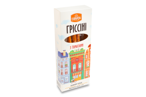 Палички хлібні з томатами Гріссіні Рум'янець к/у 125г