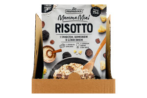 Суміш для приготування різотто натуральна з трюфелем, пармезаном та білим вином Risotto Mamma Mia Pripravka д/п 160г