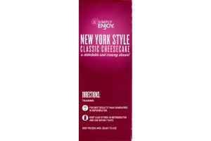 Simply Enjoy New York Style Classic Cheesecake - 2 CT