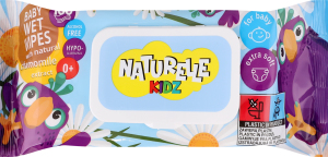 Серветки вологі дитячі Ромашка Kidz Naturelle 100шт