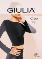 Футболка жіноча Giulia Crop top deep taupe S/M