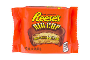 REESE'S Big Cup Peanut Butter Cups, 2-Count, 1.4-Ounce Packet