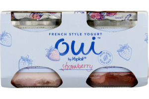 Yoplait Oui French Style Yogurt Strawberry - 4 CT