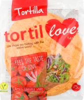 Тортилья з пшеничного борошна з меленими томатами 240г TORTILlove