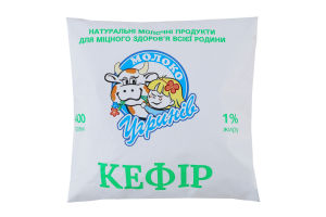 Кефир 1% Угринів Молоко м/у 400г
