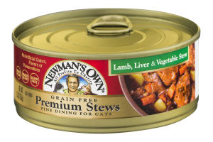 Newman's Own Grain Free Premium Stews For Cats Lamb, Liver & Vegetable Stew