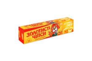 Чипси картопляні зі смаком сиру Золотисті к/у 50г