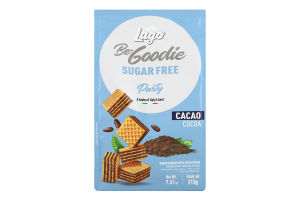 Вафли Gastone Lago с какао начинкой без сахара