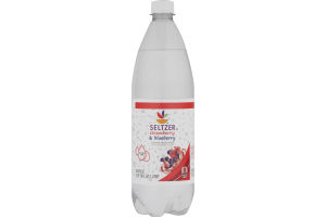 Ahold Seltzer Water Strawberry & Blueberry