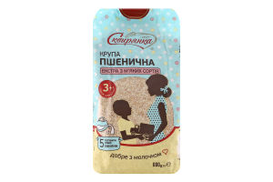Крупа пшеничная из мягких сортов Экстра Сквирянка м/у 600г