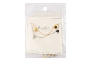 Браслет жовтий метал металевий 40см FHF1629