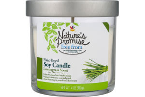 Nature's Promise Soy Candle Lemongrass