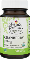 Nature's Promise 500mg Cranberry - 30 CT
