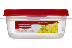 Rubbermaid Container + Lid 1.25 Cups