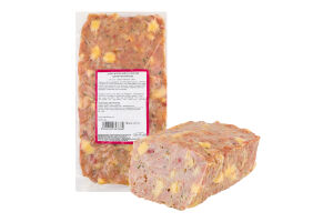 Хліб м'ясний запечений з сиром ТОВ Прилуцький птахокомбінат в/с кг