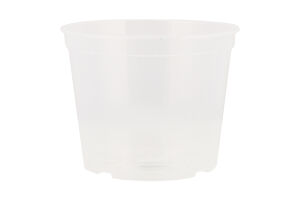 Горщик д/орхідей дренажний прозорий 19*15см 115015 Алеана