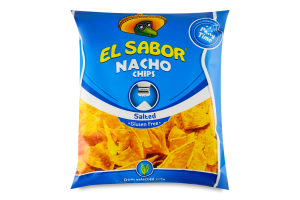 Чипси кукурудзяні з сіллю Nacho El Sabor м/у 225г