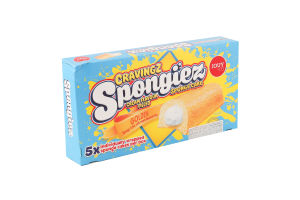 Бісквіт Cravingz Spongiez Golden з молочною начинкою 5*40г Jouy&Co