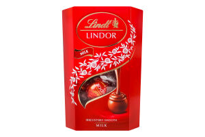 Конфеты из молочного шоколада с начинкой Lindor Lindt к/у 137г
