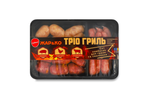 Сет колбасок для гриля и жарки Трио гриль Жар&Ко Глобино охл лоток 640г