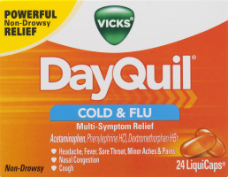 Vicks DayQuil Cold & Flu Multi-Symptom Relief LiquiCaps - 24 CT