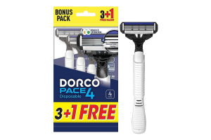 Станок Dorco Pace Чоловічий Однораз 4 лез 4шт