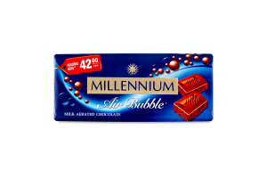 Шоколад молочный пористый Millennium м/у 85г