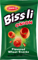 Снеки Bissli пшеничні зі смаком цибулі