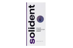 Ополаскиватель для полости рта с эффектом отбеливания зубов Color corrector liquid Solident 250мл