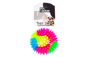 Іграшка-пищалка для собак М'яч іголчатий 7,5см
