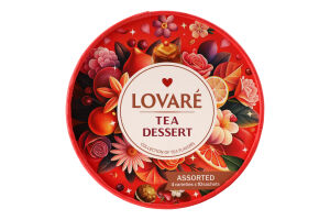 Асорті чаю чорного Tea dessert Lovare к/у 40х2г