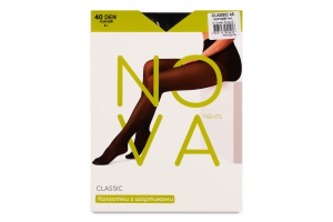Колготки жіночі Nova Classic 40 чорний р.4