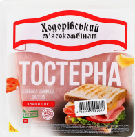 Ковбаса Тостерна шинкова варена в/г нарізка 150г газ/уп Ходорівський МК