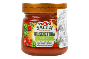 Брускетта Sacla з томатами та базиліком В*