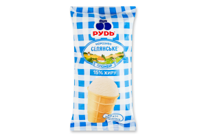 Мороженое пломбир Крестьянское Рудь м/у 80г