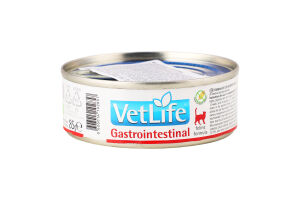 Корм д/котів Vet Life Gastrointestinal при захворюванні ШКТ 85г ж/б Farmina