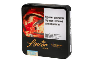 Сигарили з фільтром Lincor Dark Noir з/б 20шт