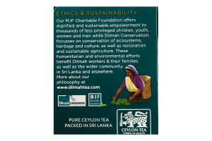 Чай черный цейлонский байховый мелкий Premium Dilmah в/с к/у 25шт