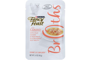 Purina Fancy Feast Classic with Wild Salmon & Vegetables Gourmet Cat Complement