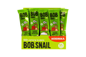 Снек фруктовый для детей от 12мес Яблоко-груша Baby Bob Snail м/у 17г