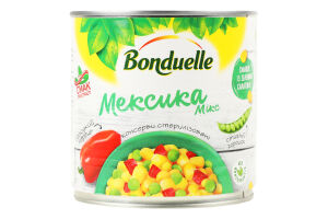 Смесь овощная консервированная стерилизованная Мексика микс Bonduelle ж/б 300г