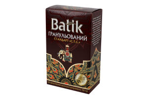 Чай чорний байховий цейлонський гранульований Batik к/у 100г