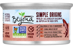 Purina Beyond Cat Food Wild Alaskan Salmon & Spinach
