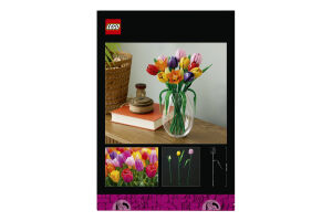 Конструктор для взрослых от 18лет №11501 Tulip bouquet Botanicals Lego 576эл