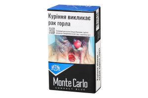 Сигарети з фільтром Monte Carlo Compact Blue 20шт