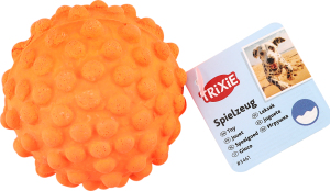 Іграшка д/собак М"яч неон з шипами 7см Тріксі